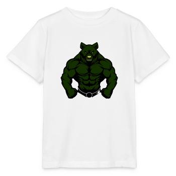 Ours Comic Fit - T-shirt bio MINI CREATOR Stanley/Stella Enfant - blanc - Devant - Maike (125cm)