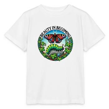La beauté dans le devenir - T-shirt bio MINI CREATOR Stanley/Stella Enfant - blanc - Devant - Maike (125cm)