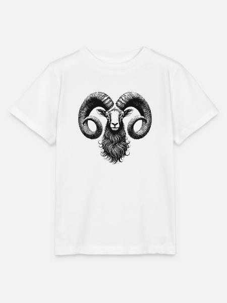 Schafbock - Stanley/Stella Kinder T-Shirt MINI CREATOR - Weiß