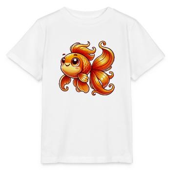 goldfisch - Stanley/Stella Kinder T-Shirt MINI CREATOR  - Weiß - Vorne - Maike (125cm)