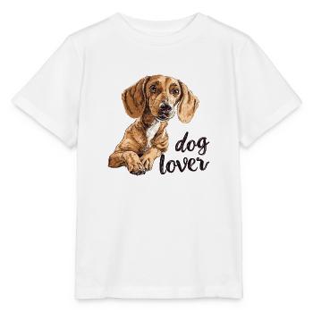 Hundeliebhaber - Stanley/Stella Kinder T-Shirt MINI CREATOR  - Weiß - Vorne - Maike (125cm)