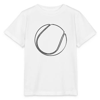 Tennisball - Stanley/Stella Kinder T-Shirt MINI CREATOR  - Weiß - Vorne - Maike (125cm)