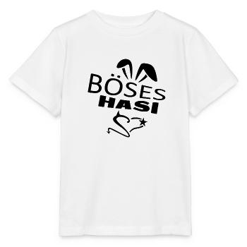Böses Hasi - Stanley/Stella Kinder T-Shirt MINI CREATOR  - Weiß - Vorne - Maike (125cm)