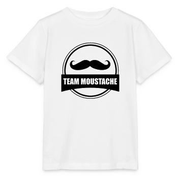 team moustache - T-shirt bio MINI CREATOR Stanley/Stella Enfant - blanc - Devant - Maike (125cm)