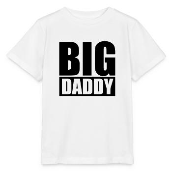 Logo du père père Big Daddy père héros de la journ - T-shirt bio MINI CREATOR Stanley/Stella Enfant - blanc - Devant - Maike (125cm)