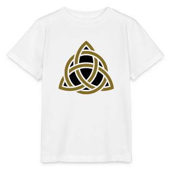 Celtic Knot, Triquetra, Patricks Day, Trinity - Stanley/Stella MINI CREATOR Kids’ T-Shirt - white - Front - Maike (125cm)