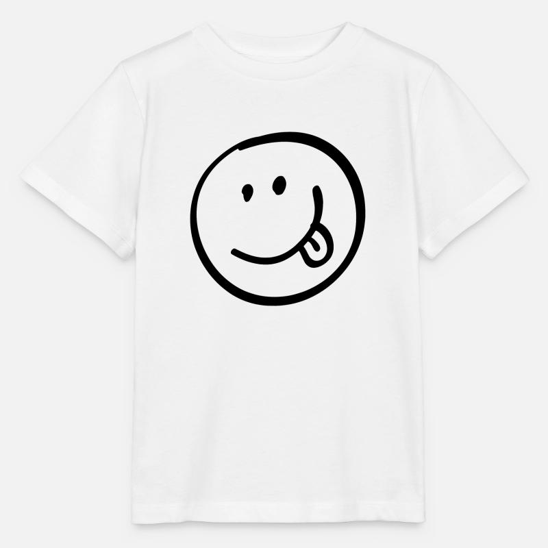 Visage insolent - T-shirt bio MINI CREATOR Stanley/Stella Enfant - blanc