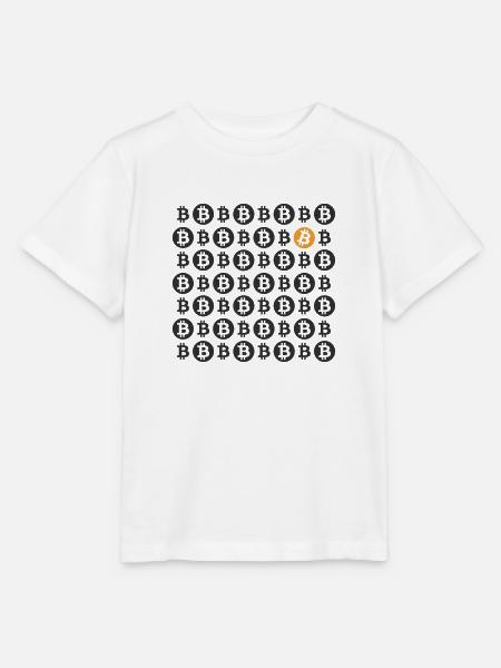 BitcoinChess - Stanley/Stella Kinder T-Shirt MINI CREATOR - Weiß