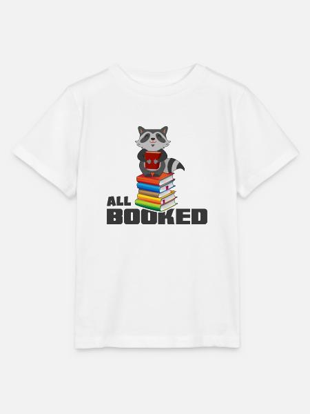 lesen lesestunde buch fibel roman ebook "booked" - Stanley/Stella Kinder T-Shirt MINI CREATOR  - Weiß