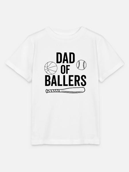 Vater der Ballers - Stanley/Stella Kinder T-Shirt MINI CREATOR - Weiß