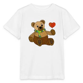 Nounours - T-shirt bio MINI CREATOR Stanley/Stella Enfant - blanc - Devant - Maike (125cm)