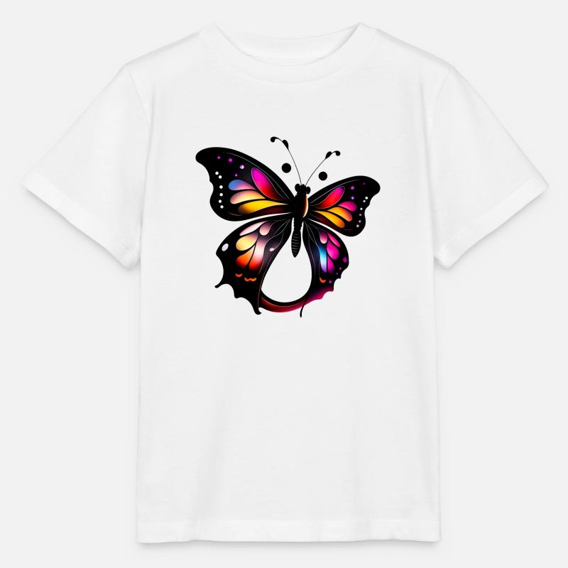 Papillon - T-shirt bio MINI CREATOR Stanley/Stella Enfant - blanc