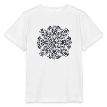 Portugiesisches Mandala - Stanley/Stella Kinder T-Shirt MINI CREATOR  - Weiß - Vorne - Maike (125cm)