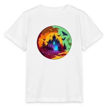 Geh da nicht rein - Stanley/Stella Kinder T-Shirt MINI CREATOR  - Weiß - Vorne - Maike (125cm)