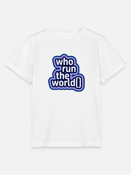 Wer regiert die Welt - Stanley/Stella Kinder T-Shirt MINI CREATOR  - Weiß