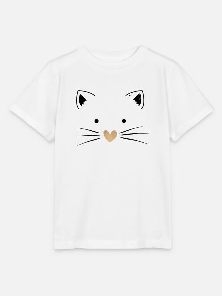 Meine süße Katze - Stanley/Stella Kinder T-Shirt MINI CREATOR - Weiß