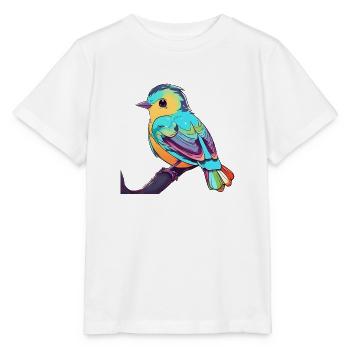 Colorful beep - Stanley/Stella MINI CREATOR Kids’ T-Shirt - white - Front - Maike (125cm)