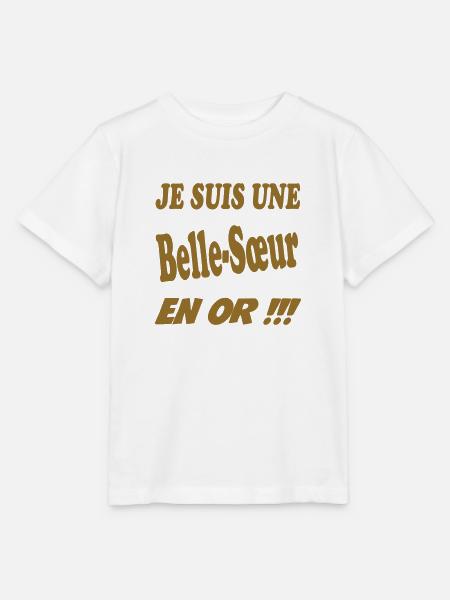 Eine goldene Schwägerin - Stanley/Stella Kinder T-Shirt MINI CREATOR - Weiß