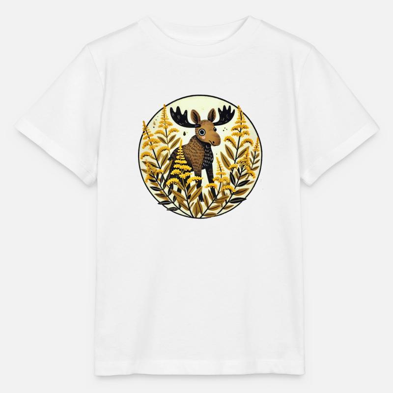 Elch - Stanley/Stella Kinder T-Shirt MINI CREATOR  - Weiß