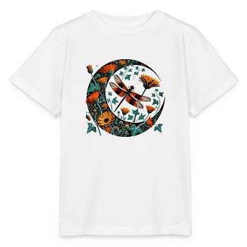 Libellule - T-shirt bio MINI CREATOR Stanley/Stella Enfant - blanc - Devant - Maike (125cm)