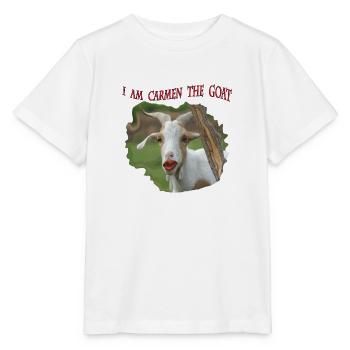 Ziege Carmen Geiss Parodie die Geissens m.a.m.b.a - Stanley/Stella Kinder T-Shirt MINI CREATOR  - Weiß - Vorne - Maike (125cm)