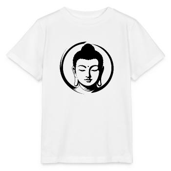 Buddha - Stanley/Stella Kinder T-Shirt MINI CREATOR  - Weiß - Vorne - Maike (125cm)