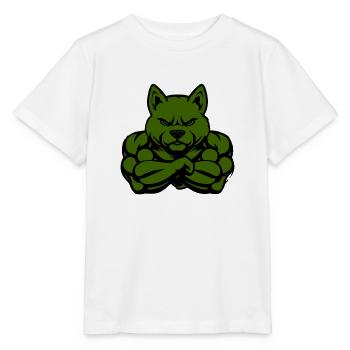 dog comic fit - Stanley/Stella Kinder T-Shirt MINI CREATOR  - Weiß - Vorne - Maike (125cm)