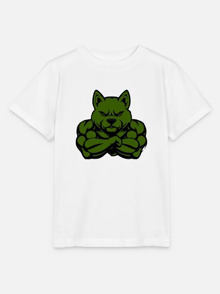 dog comic fit - Stanley/Stella Kinder T-Shirt MINI CREATOR - Weiß