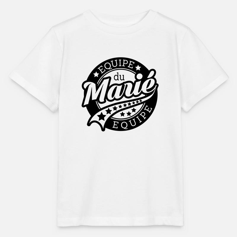 équipe du marié (vers.5) - T-shirt bio MINI CREATOR Stanley/Stella Enfant - blanc
