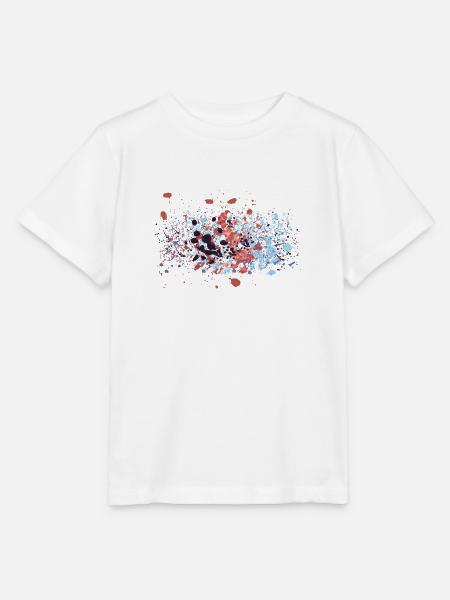 Farbspritzen Graffiti - Stanley/Stella Kinder T-Shirt MINI CREATOR - Weiß