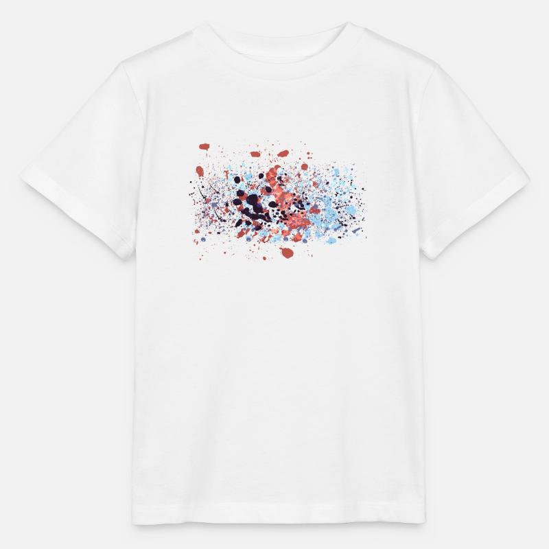 Farbspritzen Graffiti - Stanley/Stella Kinder T-Shirt MINI CREATOR  - Weiß