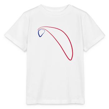 Paragliding Logo 3 - Stanley/Stella MINI CREATOR Kids’ T-Shirt - white - Front - Maike (125cm)