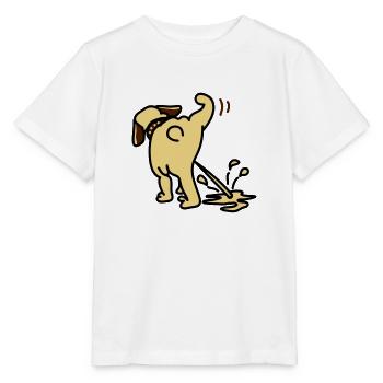 pinkelhund - T-shirt bio MINI CREATOR Stanley/Stella Enfant - blanc - Devant - Maike (125cm)