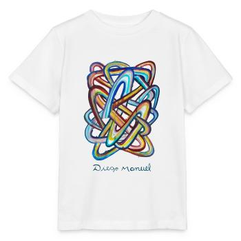 Formen im Raum 28 - Stanley/Stella Kinder T-Shirt MINI CREATOR  - Weiß - Vorne - Maike (125cm)