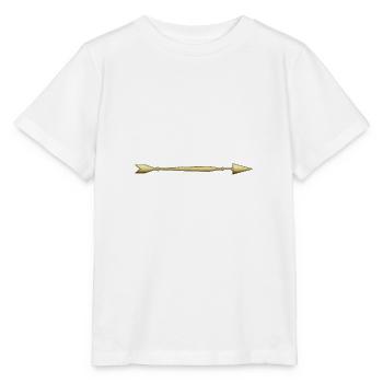 Arrow gold - Stanley/Stella MINI CREATOR Kids’ T-Shirt - white - Front - Maike (125cm)
