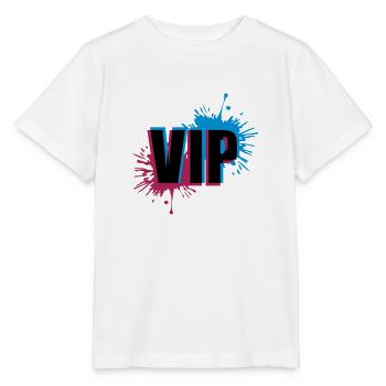Effet 3D VIP - T-shirt bio MINI CREATOR Stanley/Stella Enfant - blanc - Devant - Maike (125cm)