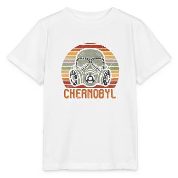 Chernobyl masc BytheManzanitas - T-shirt bio MINI CREATOR Stanley/Stella Enfant - blanc - Devant - Maike (125cm)