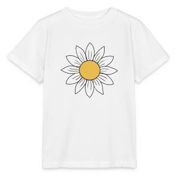 Marguerites - T-shirt bio MINI CREATOR Stanley/Stella Enfant - blanc - Devant - Maike (125cm)