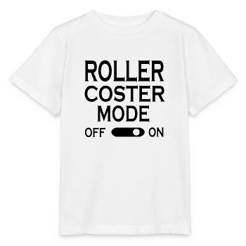 Rollercoaster Achterbahn - Stanley/Stella Kinder T-Shirt MINI CREATOR  - Weiß - Vorne - Maike (125cm)