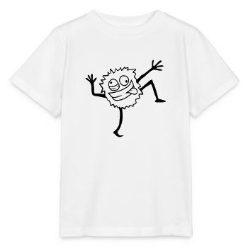 Verrücktes Tanzendes Monster - Stanley/Stella Kinder T-Shirt MINI CREATOR  - Weiß - Vorne - Maike (125cm)