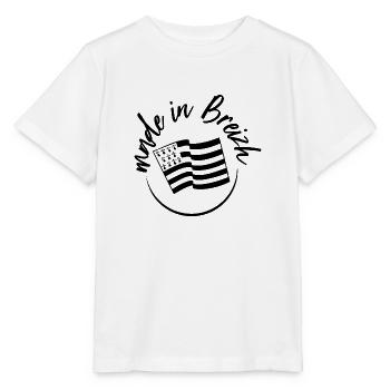 hergestellt in Breizh - Stanley/Stella Kinder T-Shirt MINI CREATOR  - Weiß - Vorne - Maike (125cm)