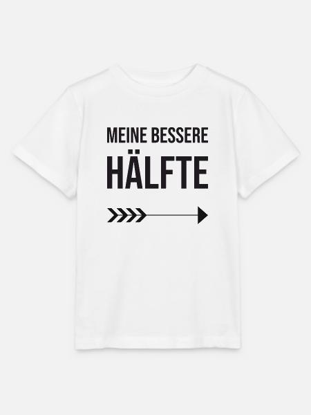 Valentinstag Partnershirt: meine bessere Hälfte - Stanley/Stella Kinder T-Shirt MINI CREATOR  - Weiß