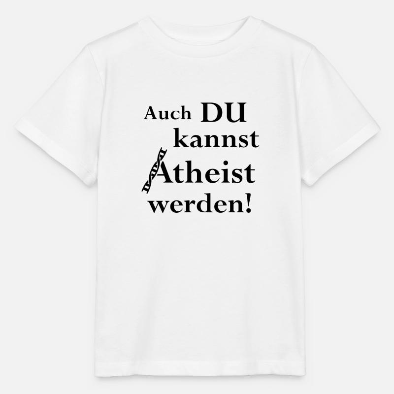 Auch du kannst Atheist werden! - Stanley/Stella Kinder T-Shirt MINI CREATOR - Weiß