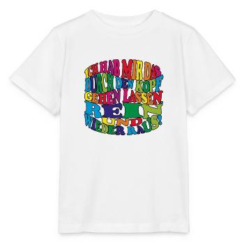 witziges Nicht-Nachdenken-Design / lustige Sprüche - Stanley/Stella Kinder T-Shirt MINI CREATOR  - Weiß - Vorne - Maike (125cm)