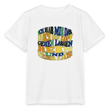 witziges Nicht-Nachdenken-Design / lustige Sprüche - Stanley/Stella Kinder T-Shirt MINI CREATOR  - Weiß - Vorne - Maike (125cm)