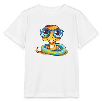 Stylish glasses for trend-conscious animal lovers - Stanley/Stella MINI CREATOR Kids’ T-Shirt - white - Front - Maike (125cm)