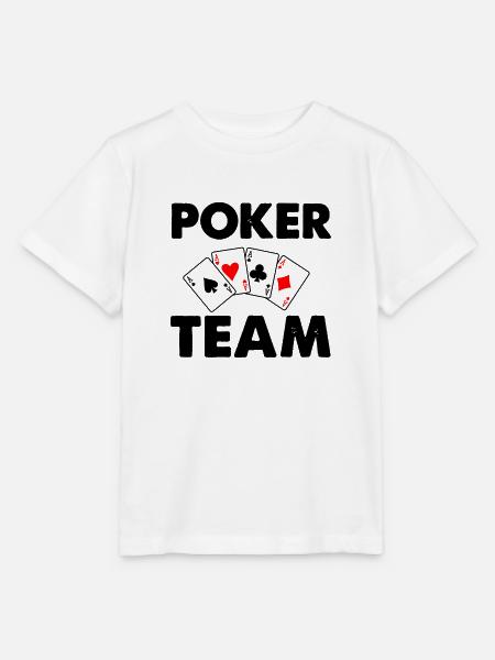 poker team - Stanley/Stella Kinder T-Shirt MINI CREATOR  - Weiß
