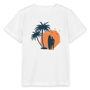 Surfer Palm Beach 1 - Stanley/Stella MINI CREATOR Kids’ T-Shirt - white - Front - Maike (125cm)