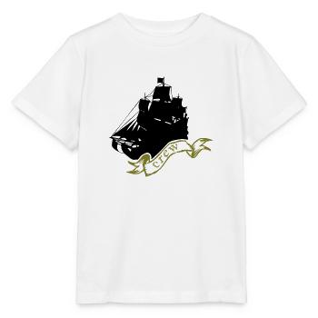 pirate ship - Stanley/Stella MINI CREATOR Kids’ T-Shirt - white - Front - Maike (125cm)