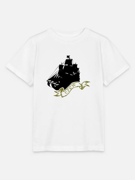 piratenschiff - Stanley/Stella Kinder T-Shirt MINI CREATOR - Weiß